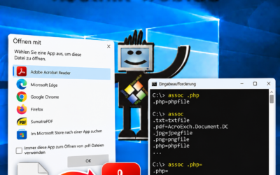 assoc: Dateizuordnungen unter Windows anzeigen und ändern