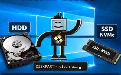 Datenträger mit Diskpart löschen – clean und clean all erklärt | Windows 10/11