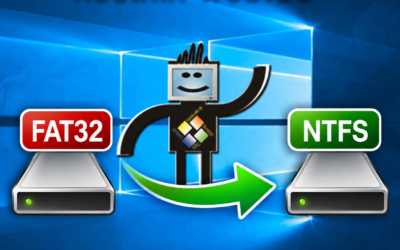 FAT32 in NTFS konvertieren mit convert – ohne Formatieren