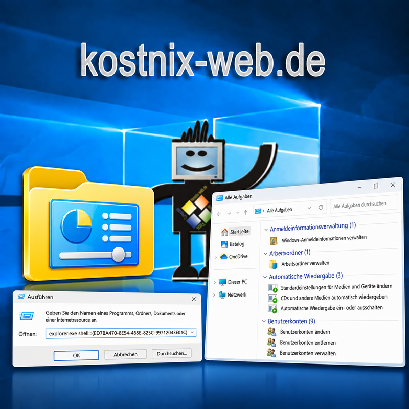 GodMode in Windows GodMode in Windows