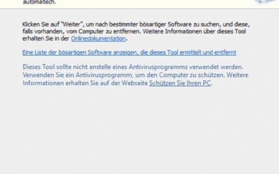 Schadsoftware entfernen „mrt.exe“