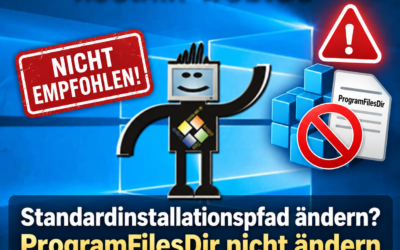 Standardinstallationspfad in Windows ändern? Warum Du ProgramFilesDir nicht per Registry ändern solltest