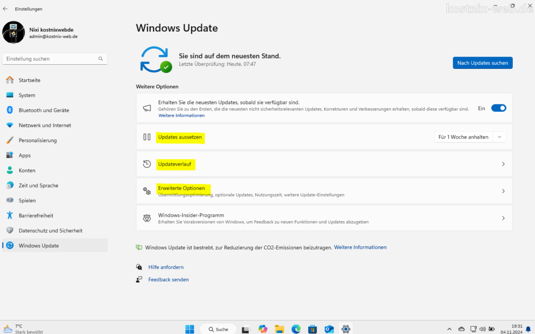 Windows-Update, Fehler beheben