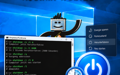 Windows herunterfahren „shutdown“