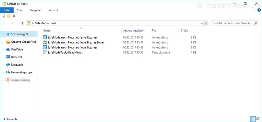 kostnix-web.de - SafeMode-Tools