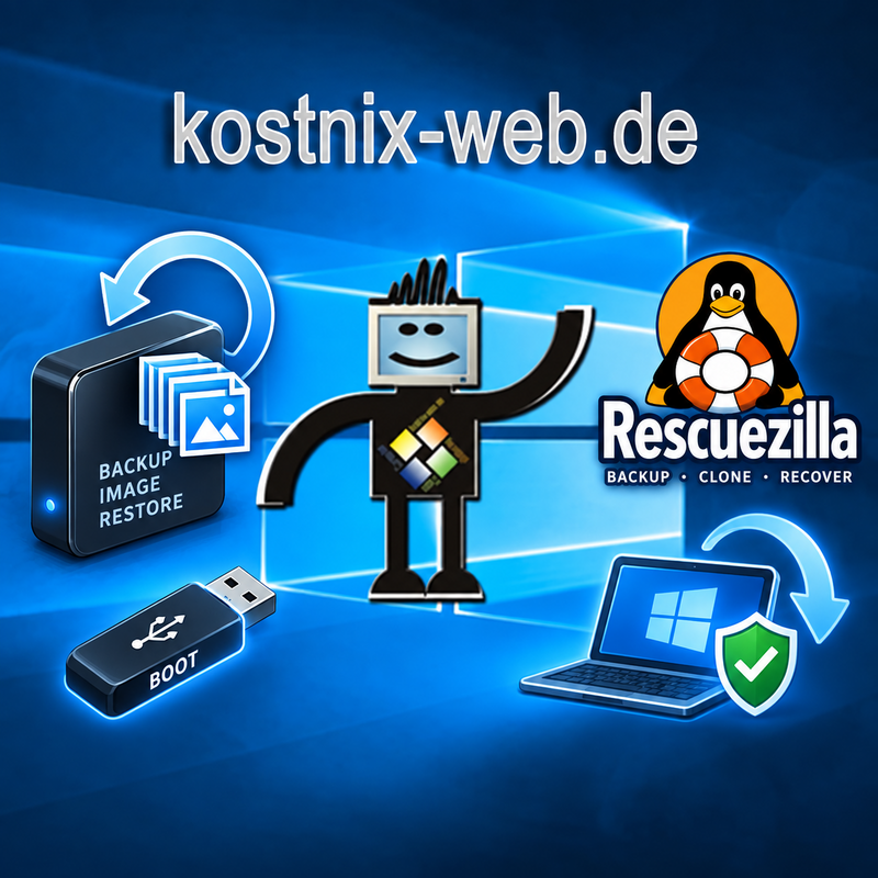 Datensicherung mit Rescuezilla Datensicherung mit Rescuezilla