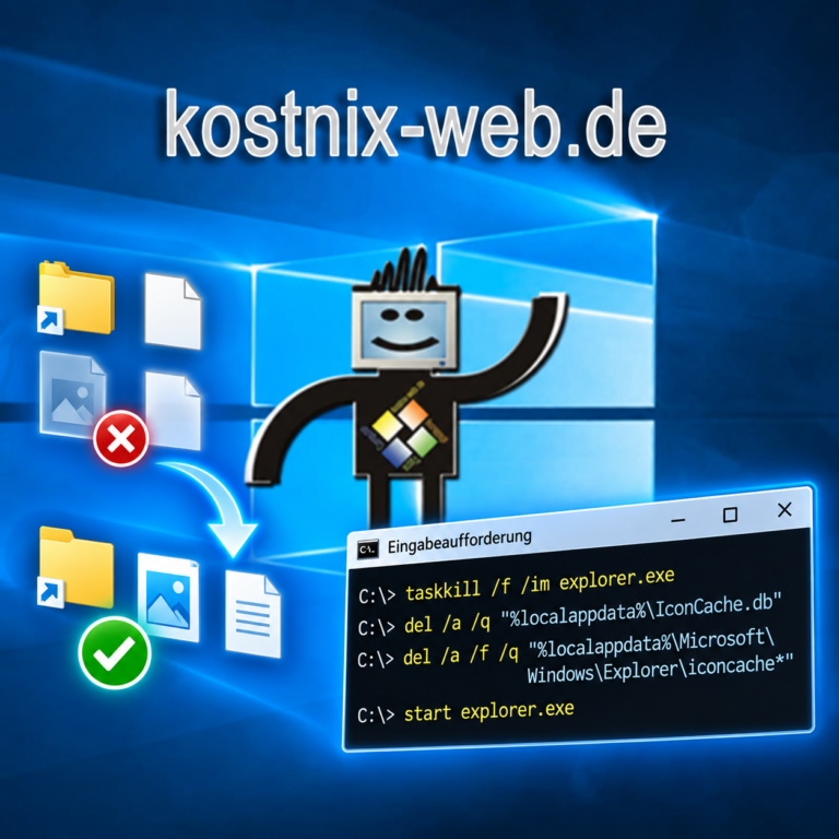 Icon Cache löschen unter Windows