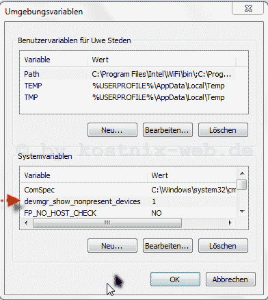 Neue-Systemvariable