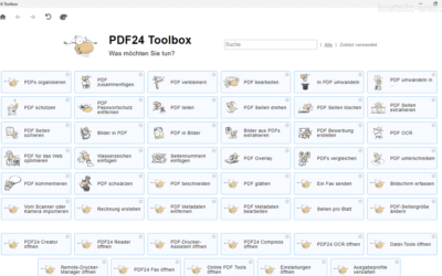 PDF24 Creator, das PDF-Tool