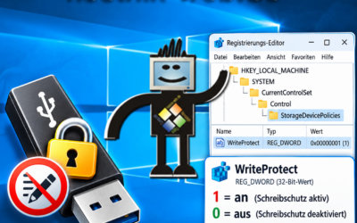 USB-Schreibschutz entfernen oder aktivieren: StorageDevicePolicies erklärt
