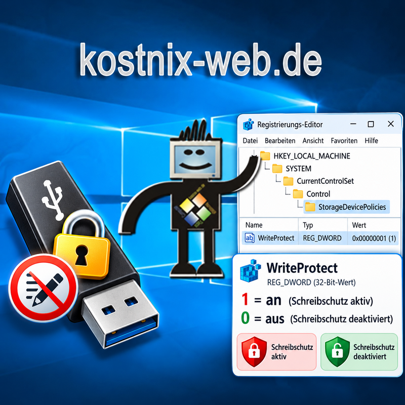 USB-Schreibschutz entfernen oder aktivieren USB-Schreibschutz entfernen oder aktivieren