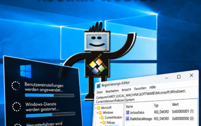 Windows-Status „Verbose-Status“ „DisableStatusMessages“