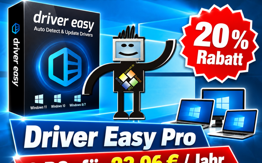 Driver Easy Pro kaufen – 3 PCs zum Preis von einem + 20% Rabatt