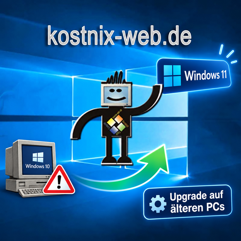 Windows 11 Upgrade auf älteren Windows 10 Computern
