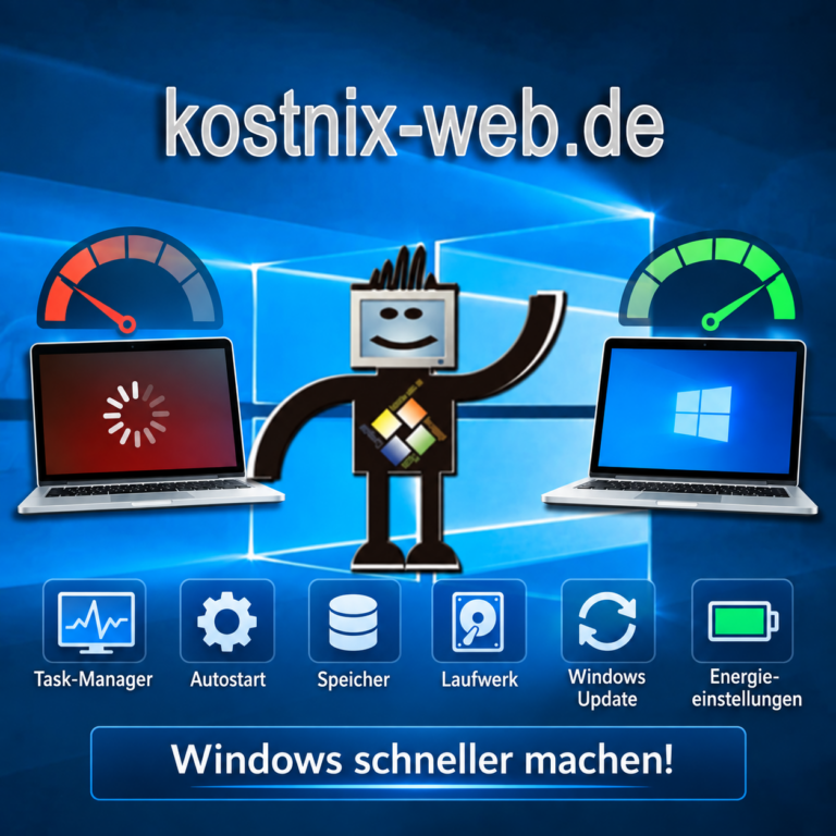 Windows-Computer wieder etwas schneller machen
