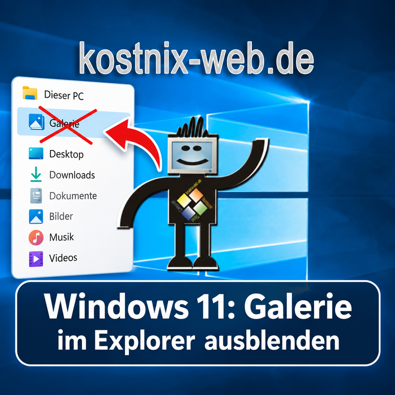 Windows 11 Galerie (Katalog) im Datei-Explorer ausblenden