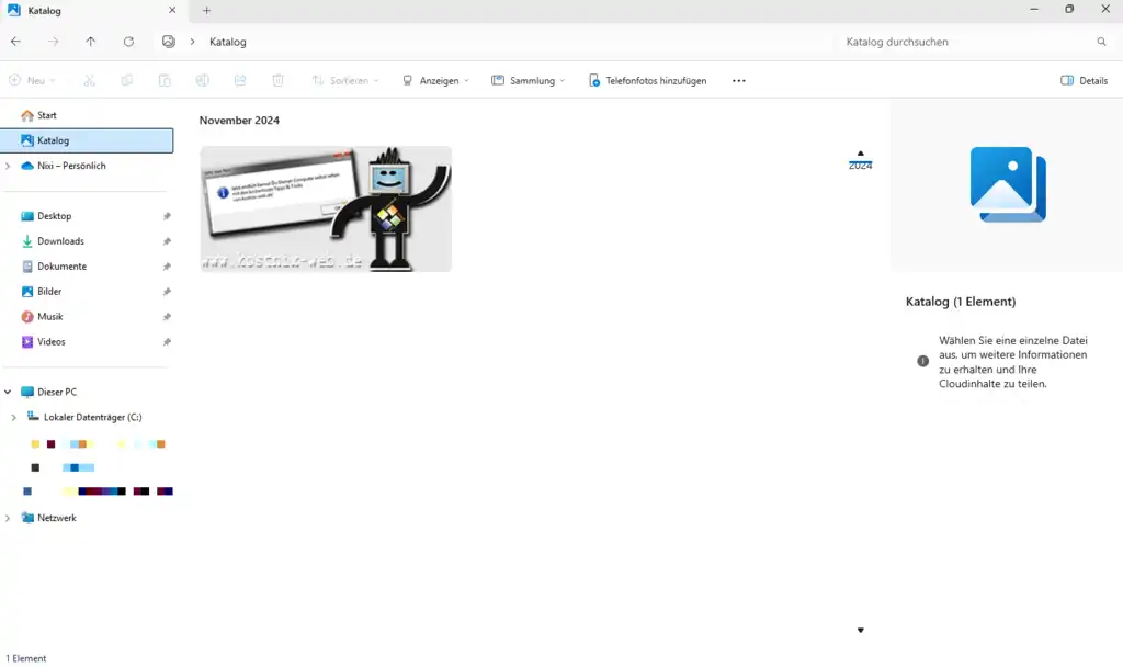 Windows 11 Katalog