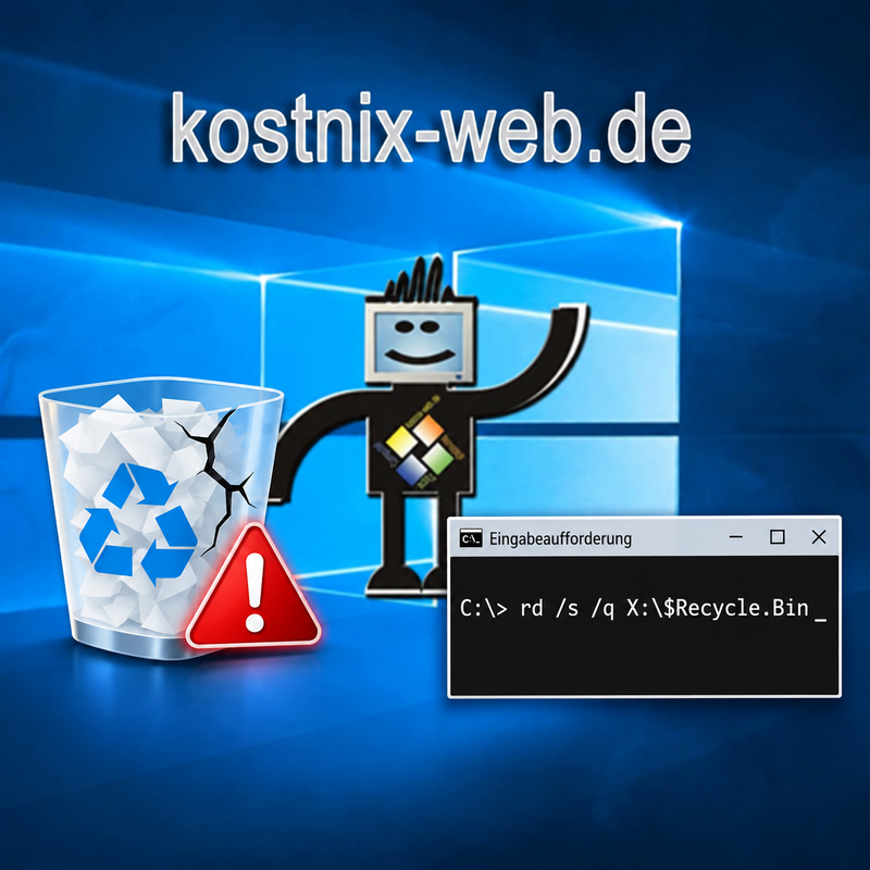 Windows: Papierkorb ist beschädigt – Fehler einfach beheben