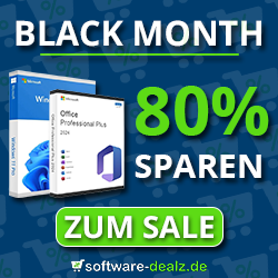 SoftwareDealz.de Black Month – bis zu 80% beim Softwarekauf bis 30.11.2025