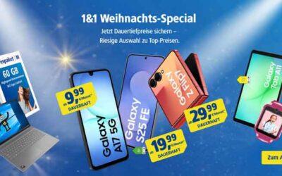 Die 1&1 Weihnachtsangebote sind da!