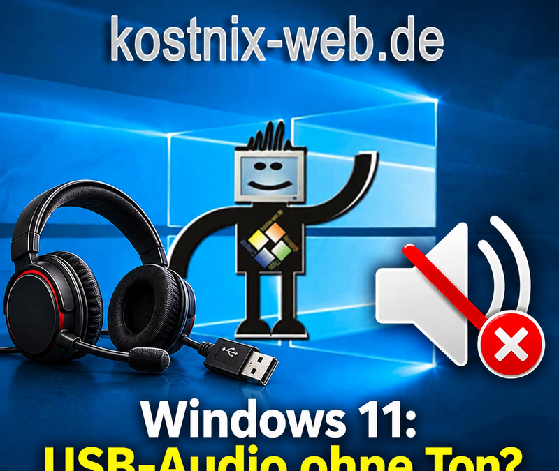 Windows 11: USB-Audiogerät nach September-Update ohne Ton – das kannst Du tun