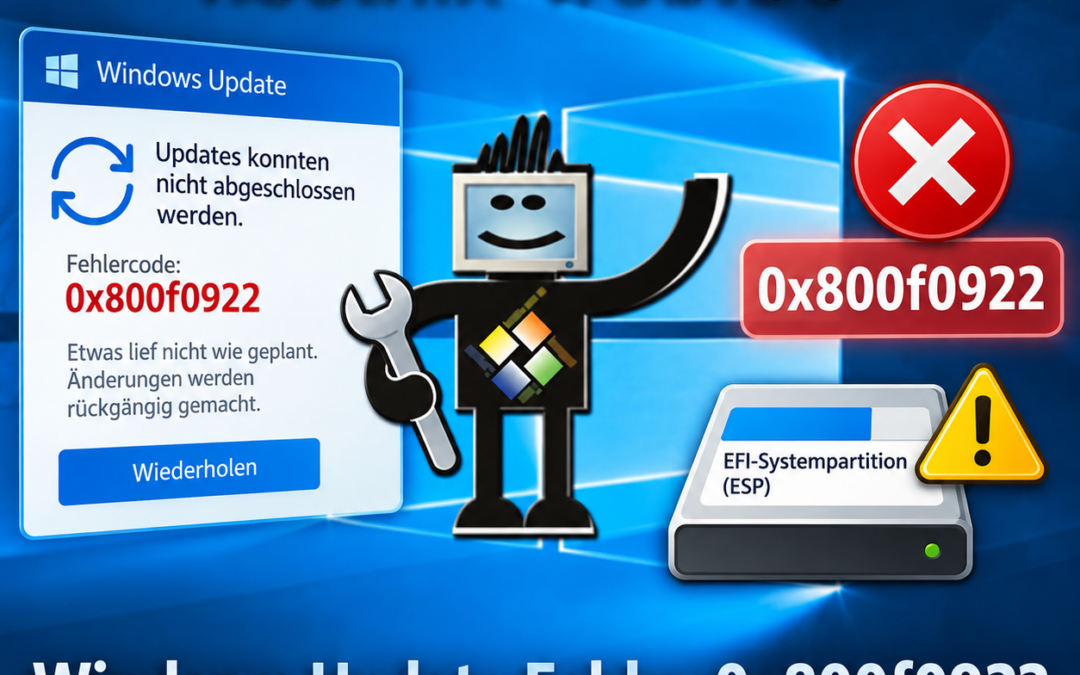 Windows Update Fehler 0x800f0922: Ursachen prüfen und richtig beheben