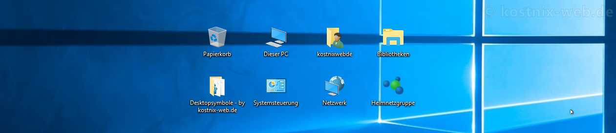 Desktopsymbole Wiederherstellen Kostnix Web De